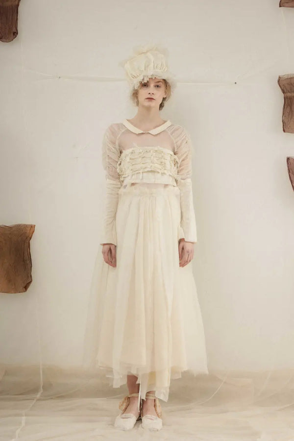 MUTEDANCE (off-white tube top) MD19SS13